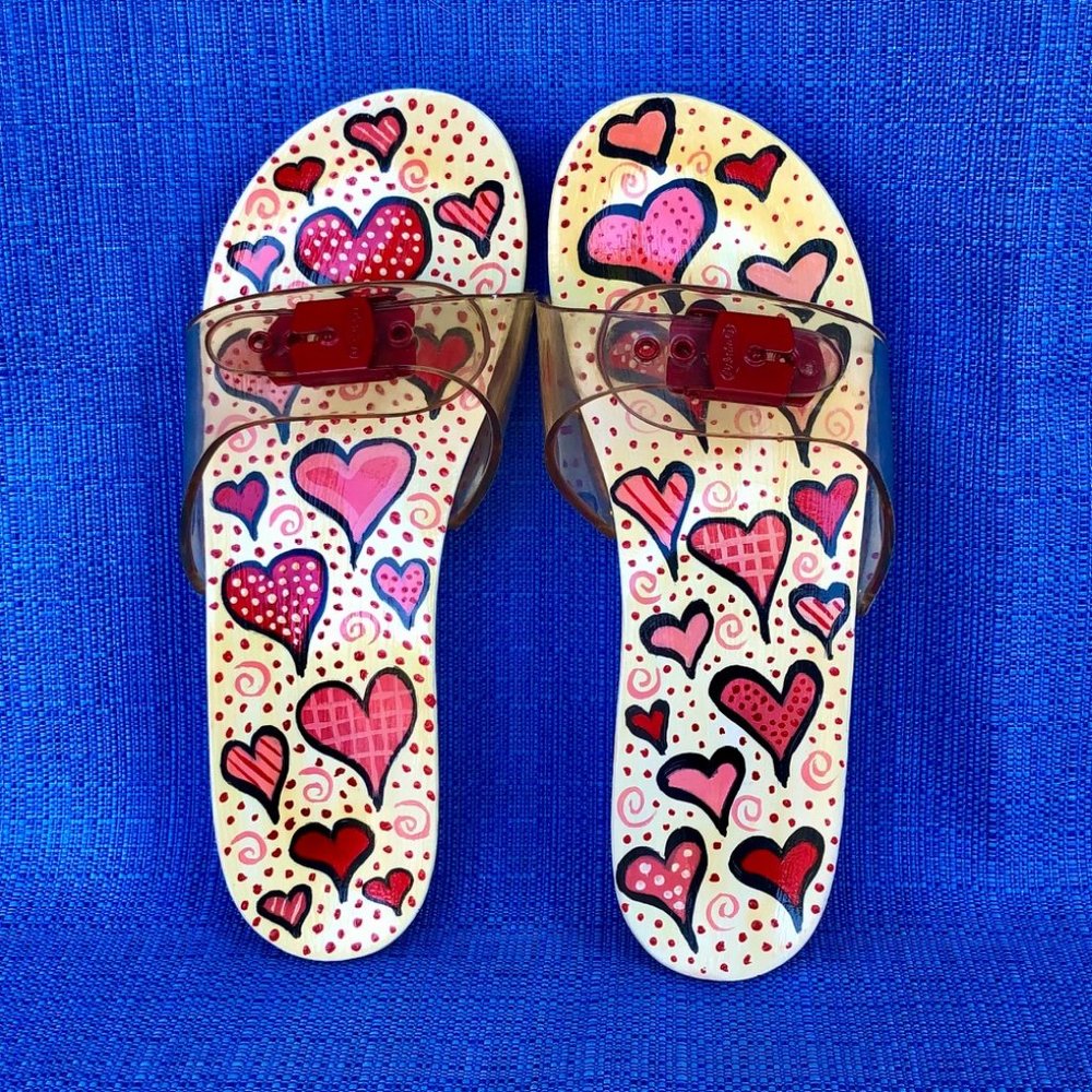 Dr. Scholl's Hand Painted HeART Shoes! (8)